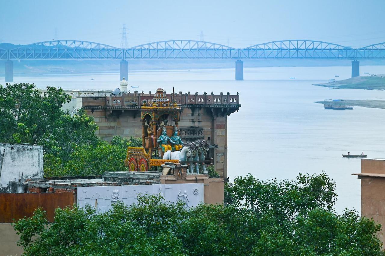 Ganga Darshanam Guesthouse At Dashashwamedh Ghat Varanasi Exterior foto